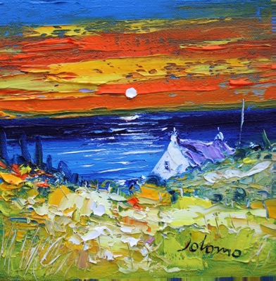 A Hebridean sunset 6x6